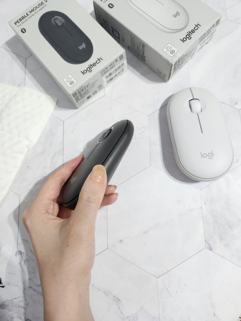 羅技 M350s 藍芽滑鼠推薦 ∣ Logitech Pebble 雙模超靜音辦公神隊友